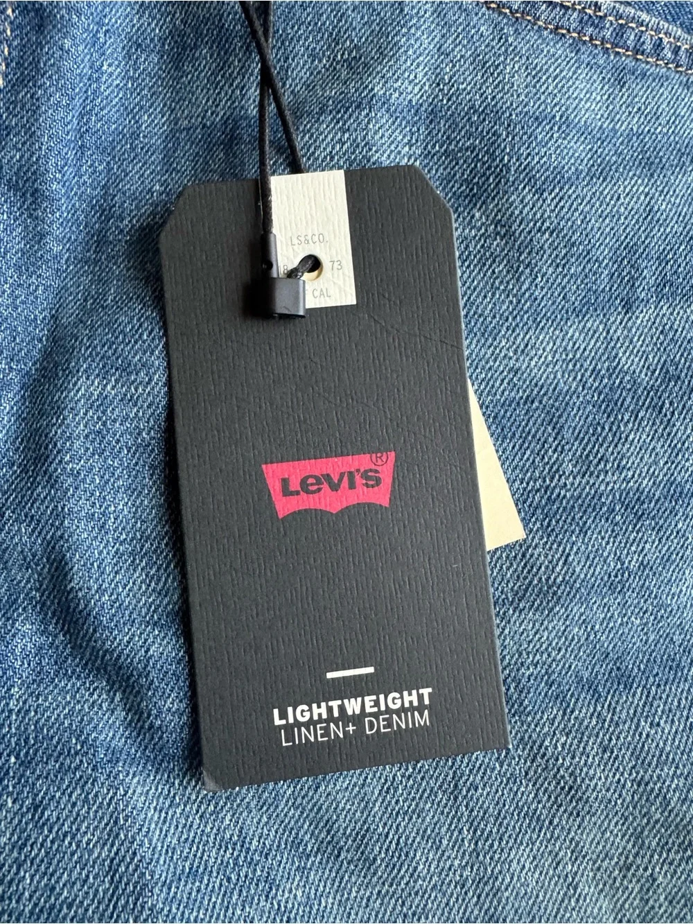 Levi's® Premium HIGH RISE BAGGY LINEN+ DENIM LIGHTWEIGHT WOMEN'S SHORTS Size 25